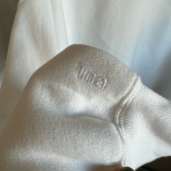 ARITZIA COZY BOYFRIEND POLO SWEATSHIRT - Picture 7 of 7